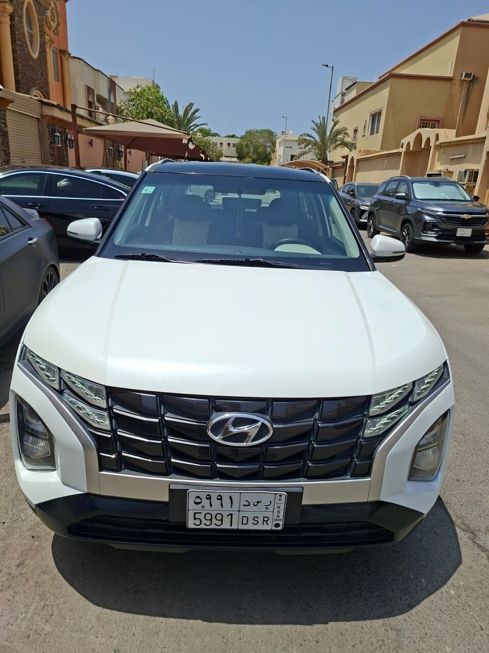 Jeddah, Vehicles, Cars & Trucks , SAR 49500,  Hyundai Creta,  2023,  Automatic,  93300 KM,  Hyundai Creeta  White Neat & Clean
