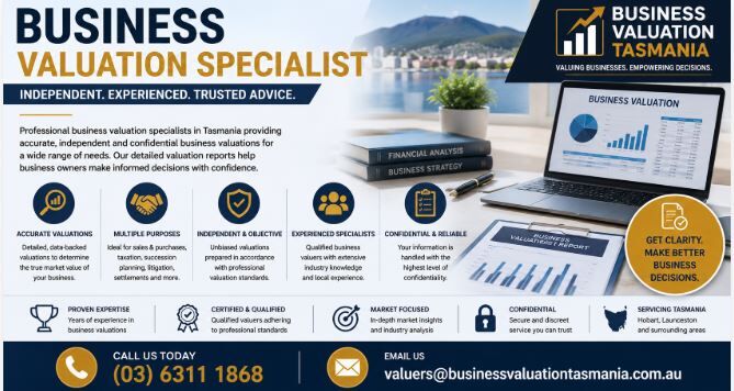 Sydney, Real Estate, Business Valuation Specialist Tasmania | Expert Valuers