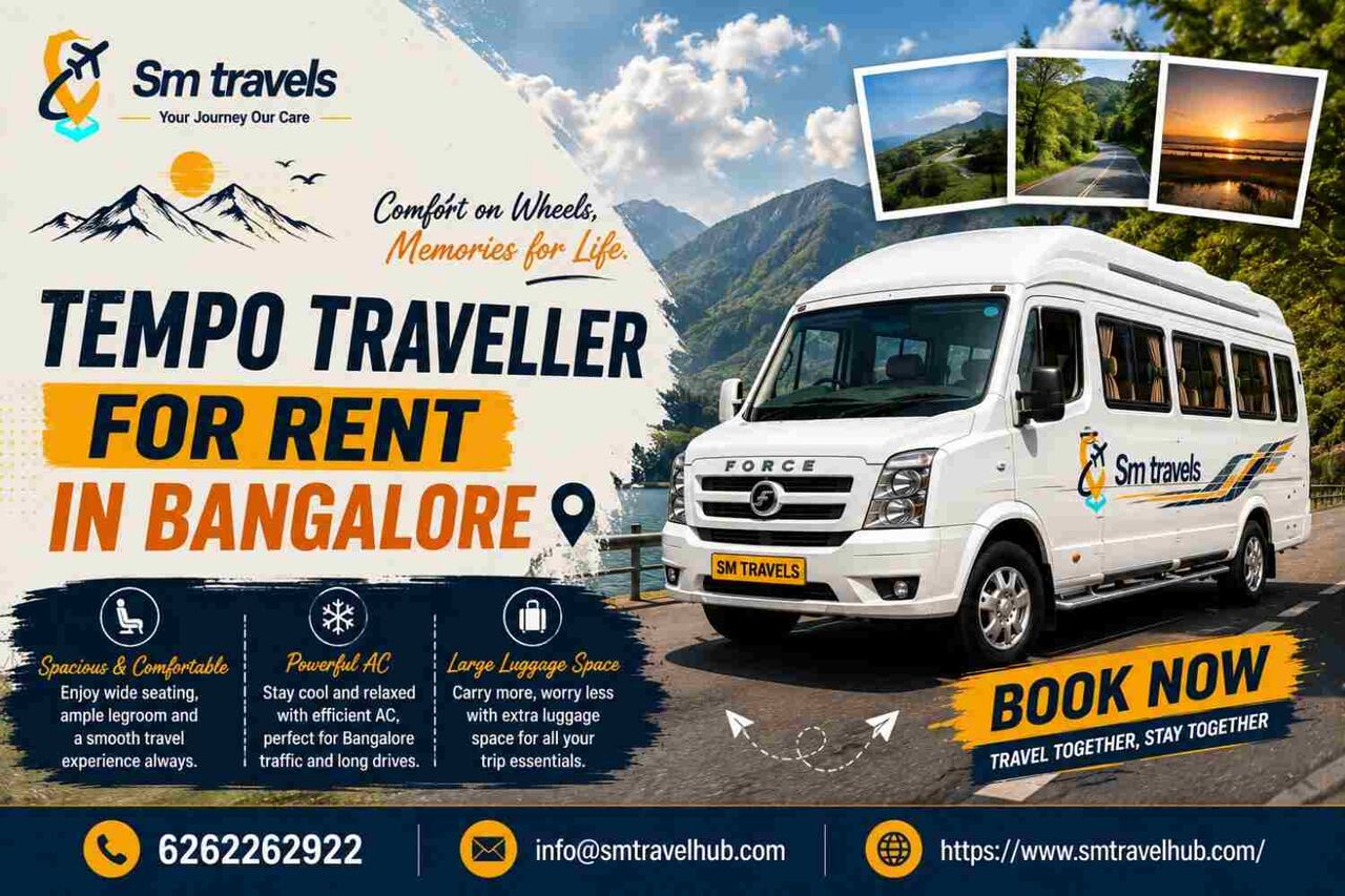 Bangalore, Travel, Tempo Traveller For Rent In Bangalore