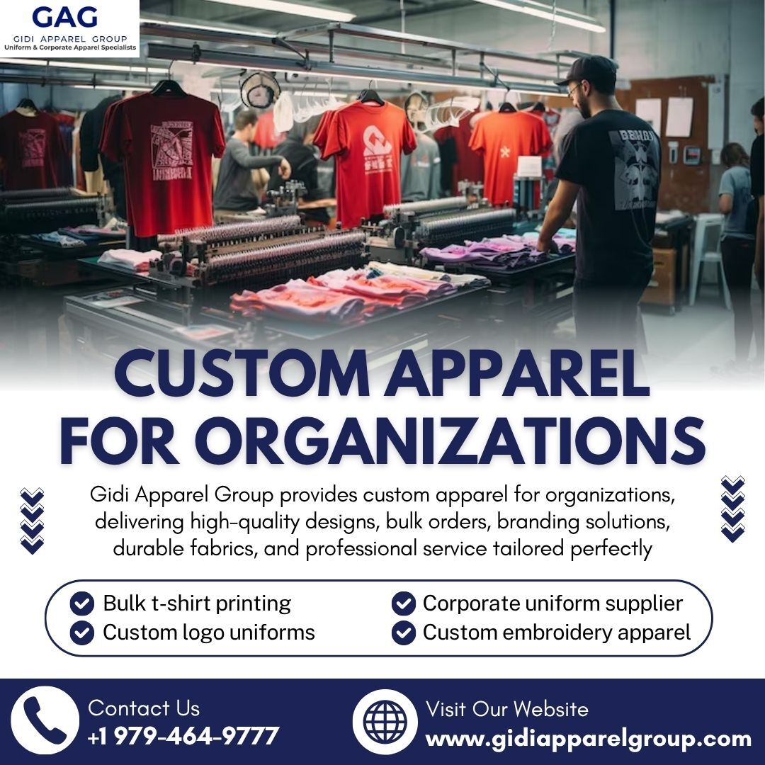 Houston, Clothing & Accessories, Custom Apparel For Organizations | Custom Uniform