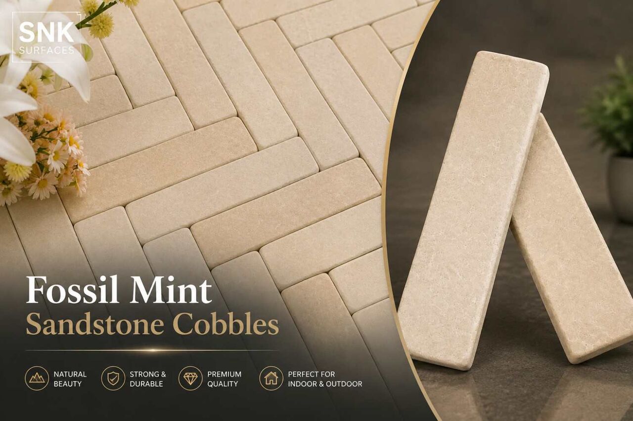 London, Businesses For Sale, Buy Fossil Mint Sandstone Cobbles Direct UK
