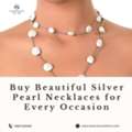 INR 5000,  Buy Beautiful Silver Pearl Necklaces For Every Occasion