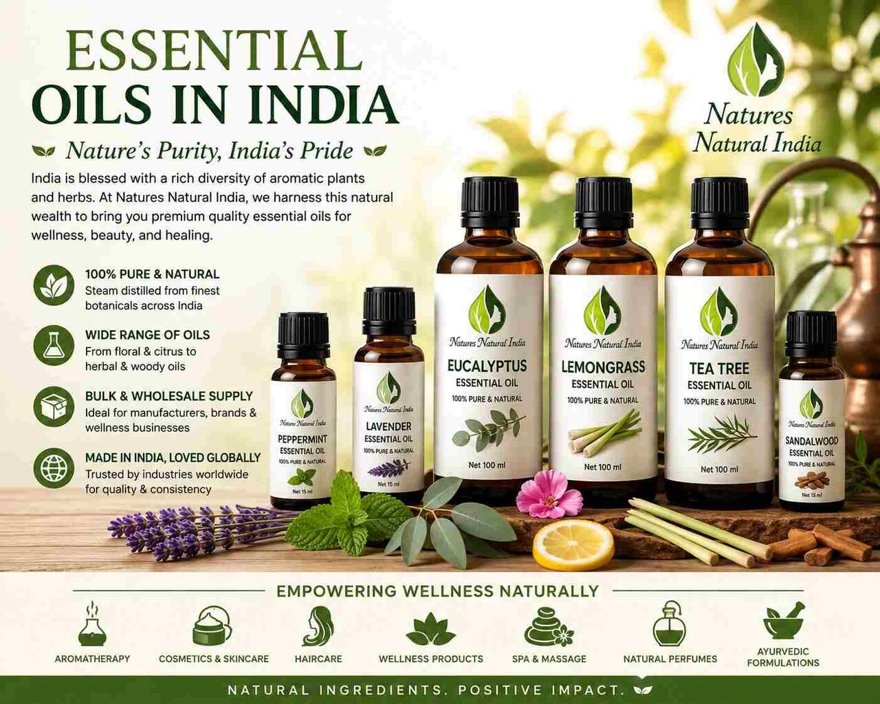 Ghaziabad, Health & Beauty Items, Essential Oils In India | Natural Essential Oil Manufacturer & Supplier