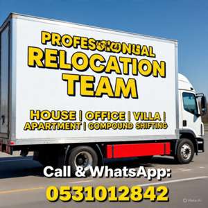 HOUSE SHIFTING MOVERS AND PACKERS CAMPANY PROFESSIONAI\TEAM REASONABLE PRICE ALL KSA