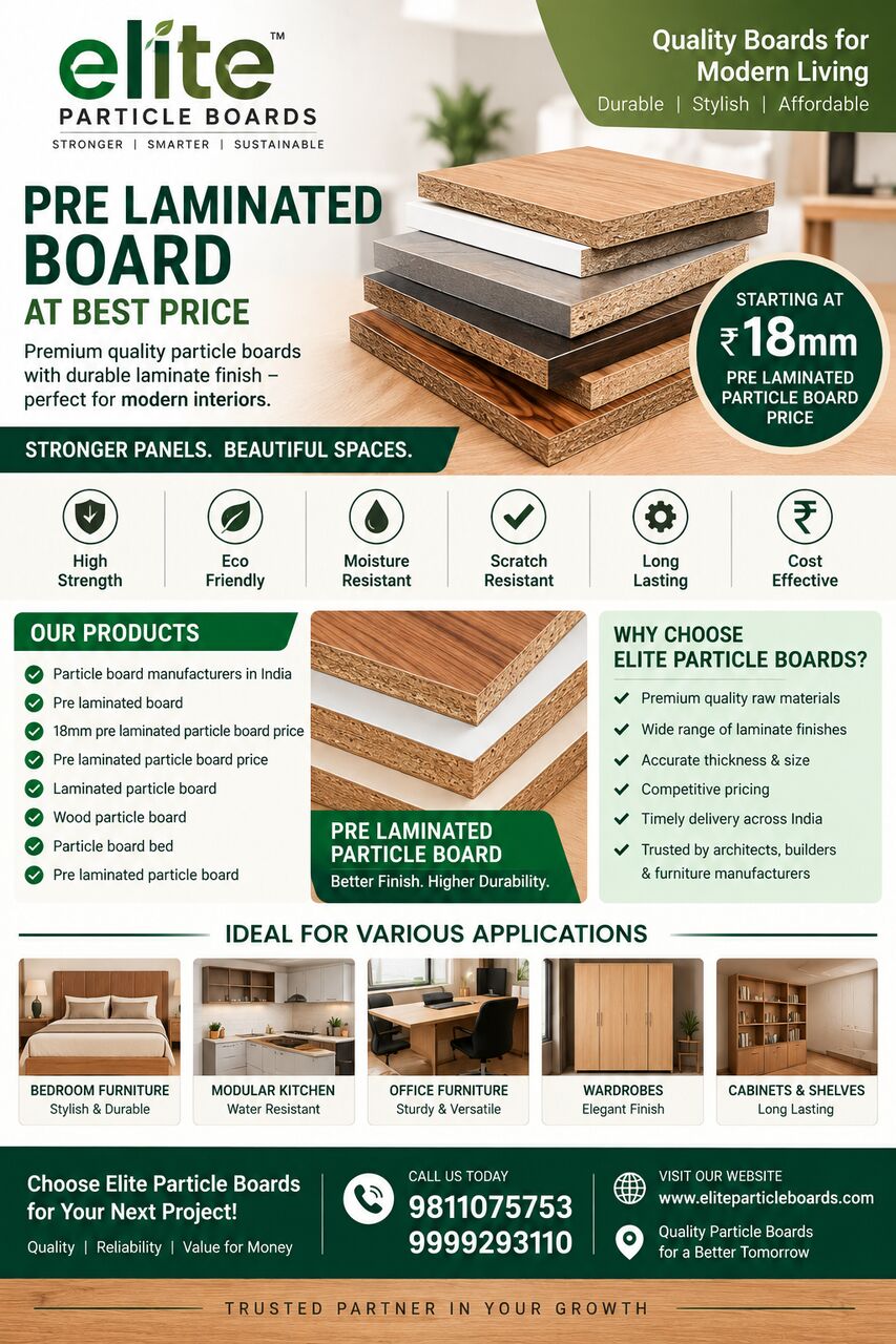 Ahmedabad, Interior Design, What Is Particle Board?
