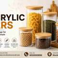 INR 585,  Keep It Fresh, Keep It Organized With Acrylic Jars