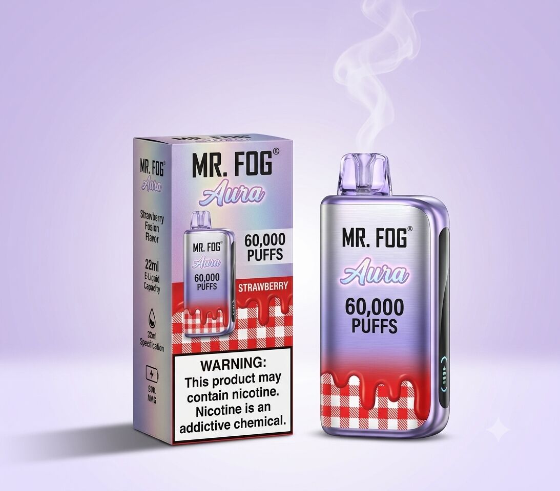 New York, Collectibles, USD 1,  Mr Fog Aura 60K Vape &ndash; Dragon Waterfall Flavor Guide 2026