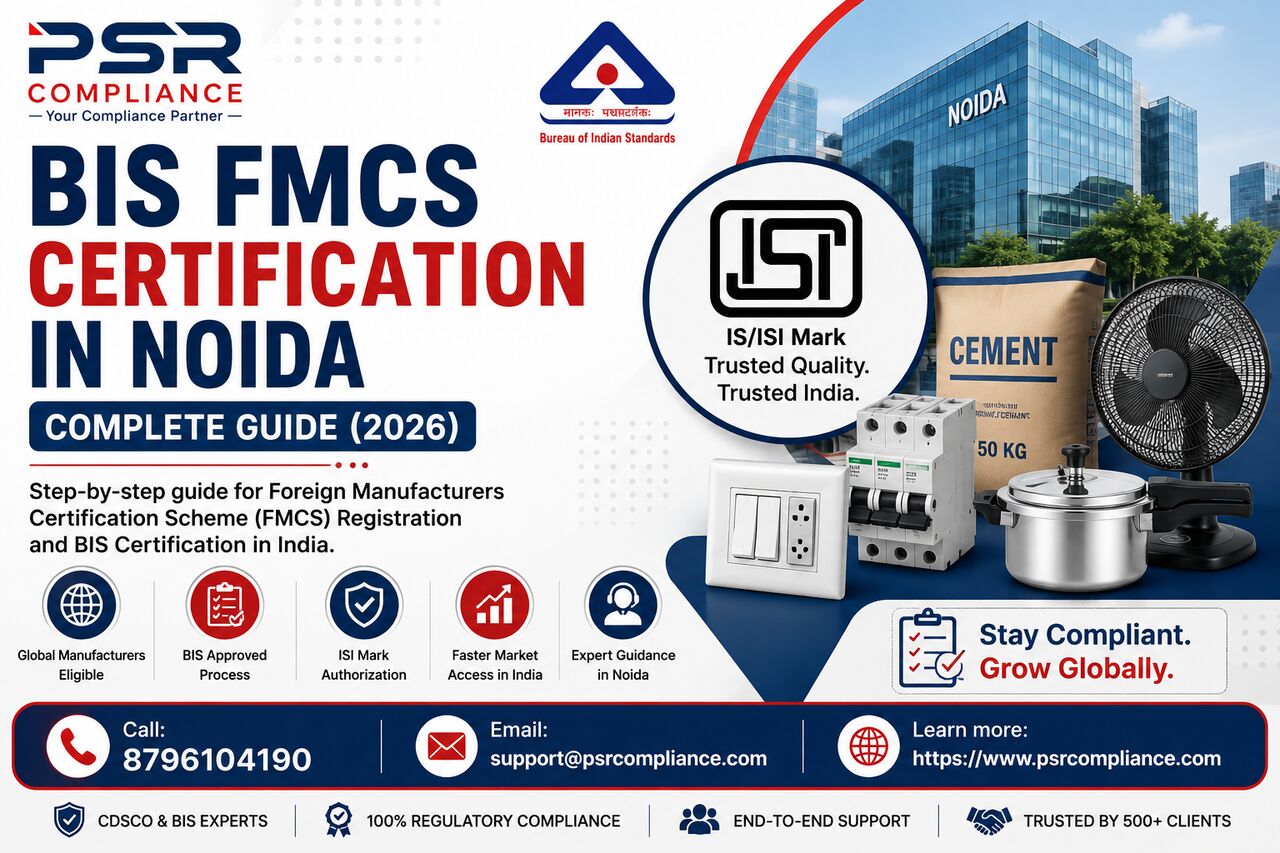 Noida, Legal, BIS FMCS Certification In Noida: Complete Guide (2026)