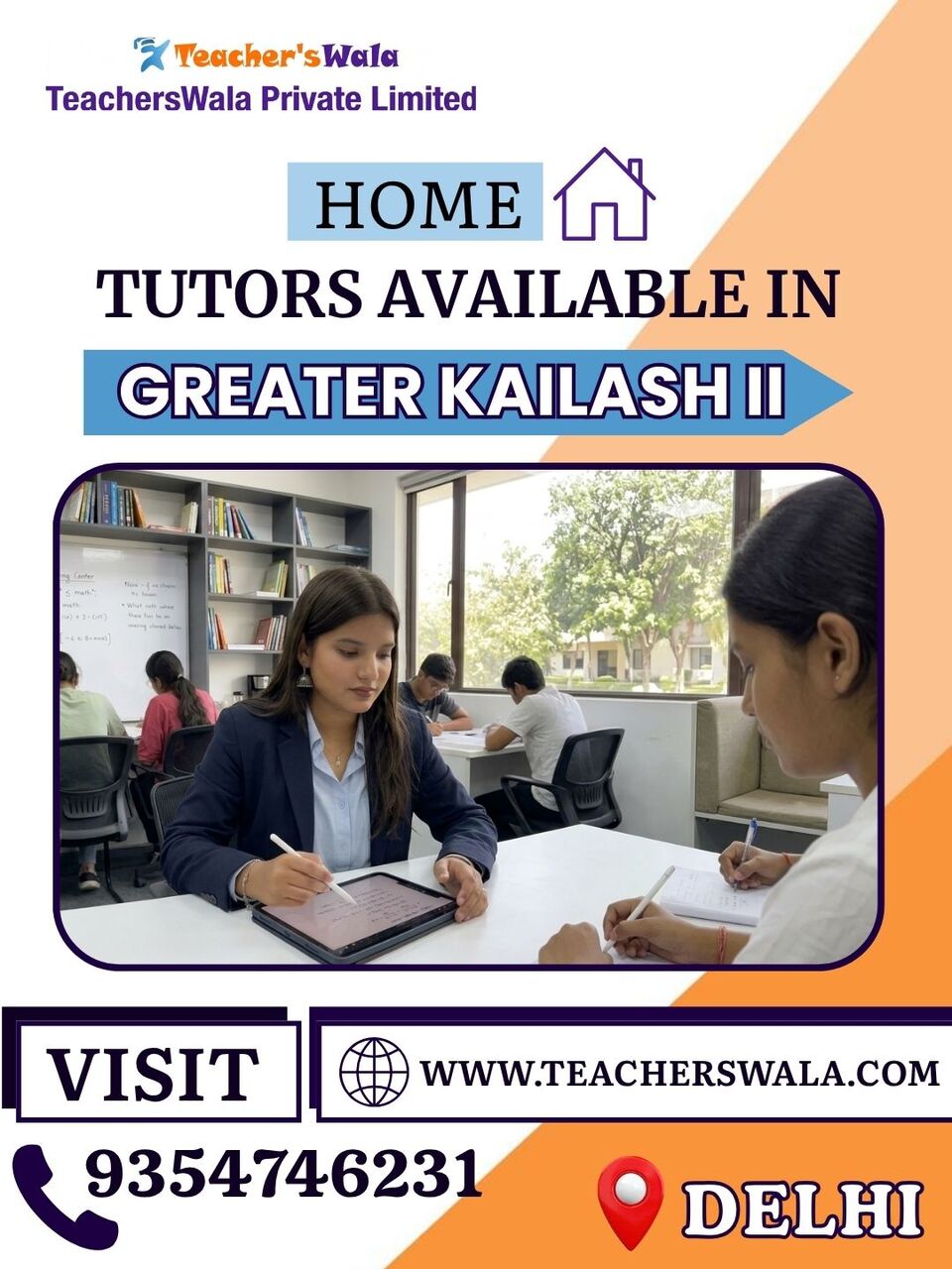 New Delhi, Education, Home Tutors In Greater Kailash II Delhi | Teacherswala
