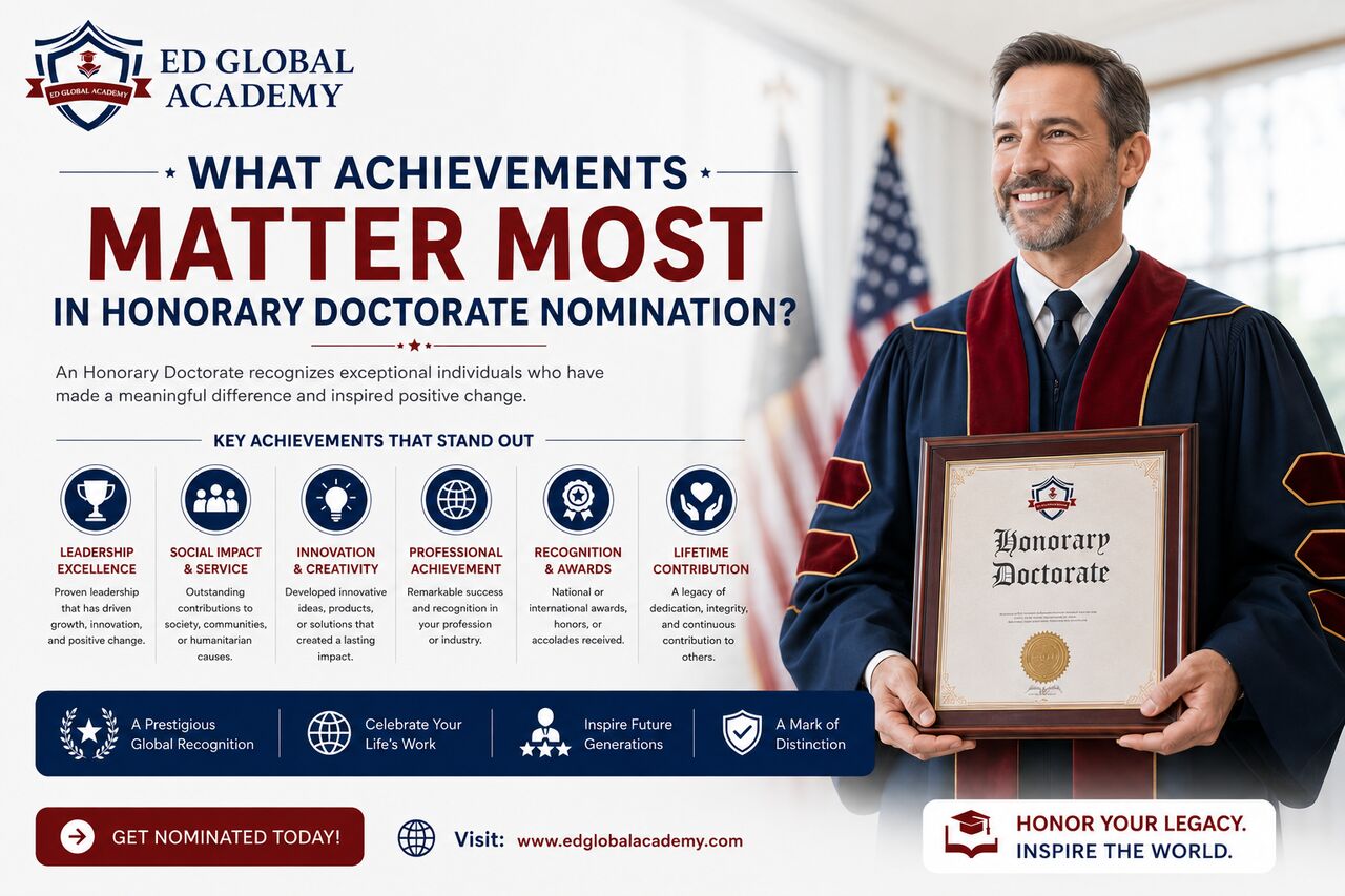 Sydney, Education, What Achievements Matter Most In Honorary Doctorate Nomination?