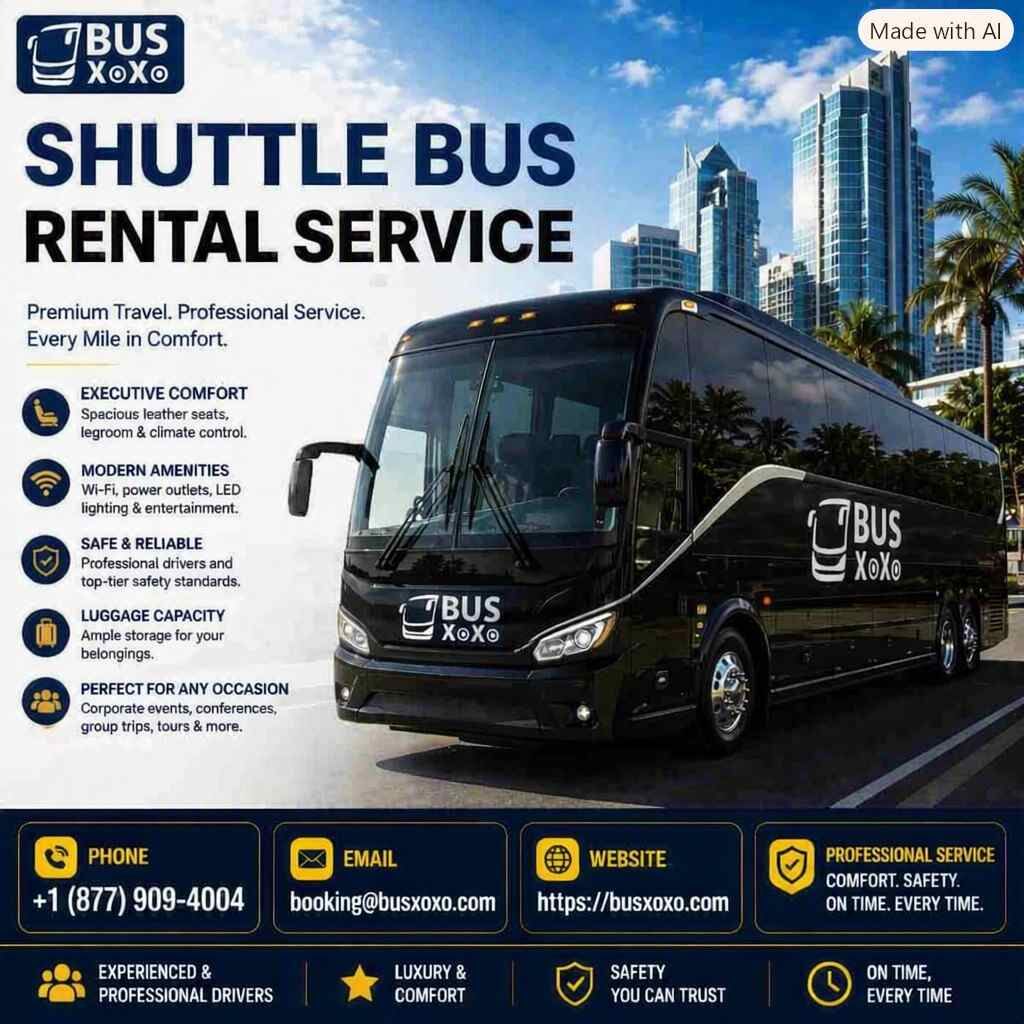 New York, Travel, Book Shuttle Bus Rental Service In Jacksonville For Wedding Group Transportation