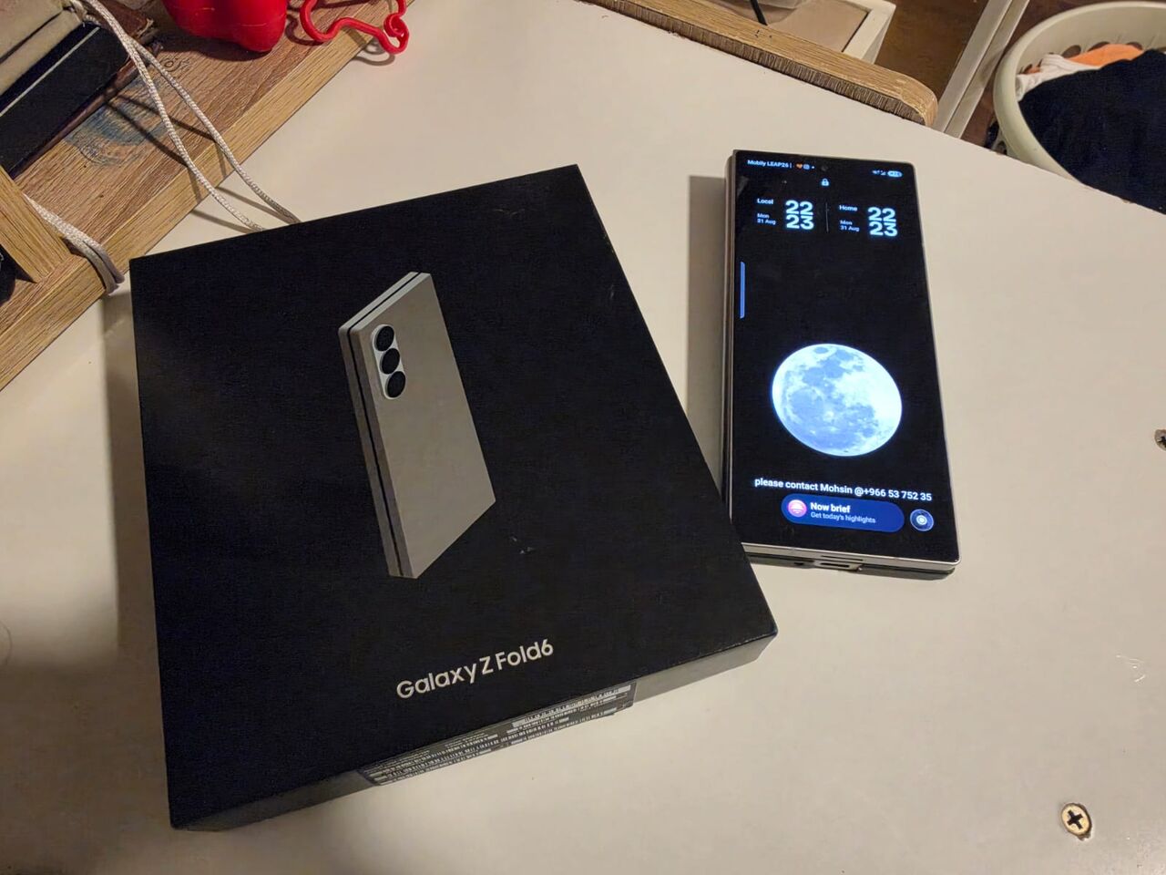 Olaya, Mobile Phones, SAR 3300,  Samsung Fold 6- 512 GB Silver Mobile