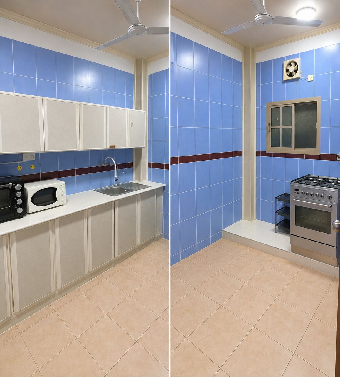 Diraz, Apartments, Flats, Houses & Villas, BHD 210/month,  Furnished,  3 BR,  For Rent : Apartment In Diraz.