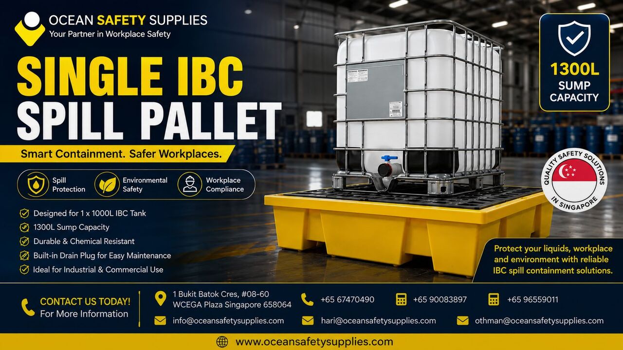 Singapore, General, Single IBC Spill Pallet &ndash; Reliable IBC Spill Containment Solution In Singapore