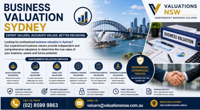 Sydney, Real Estate, Business Valuation Sydney | Expert Business Valuers