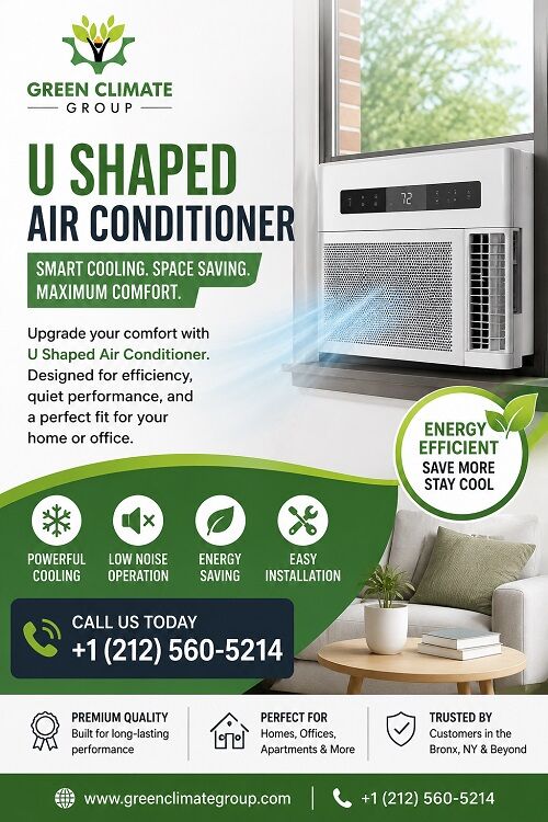 New York, Air Conditioners, USD 500,  Smart Cooling Starts With The Right U Shaped Air Conditioner