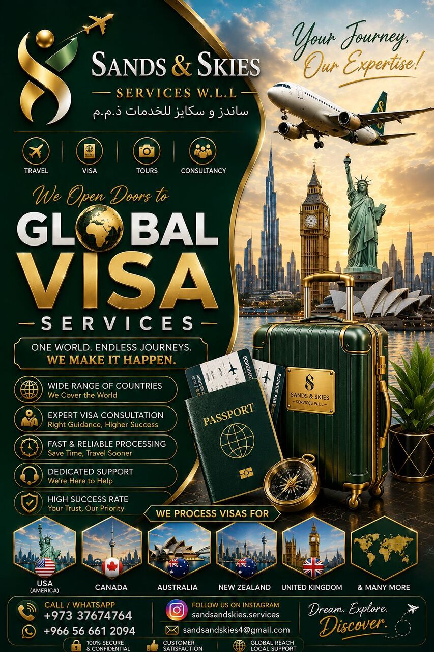 Manama, Marketing, NAVIGATE YOUR VISA JOURNEY WITH CONFIDENCE ✈️
