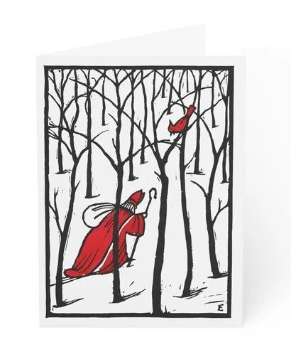 New York, Household Items, USD 6,  Winter Greeting Cards To Send Warm Wishes This Season | Moon Ma Cards