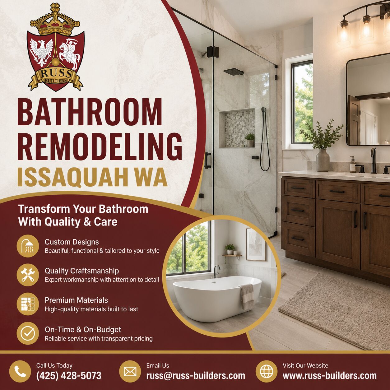 New York, Construction, Affordable Bathroom Remodeling Issaquah WA Experts