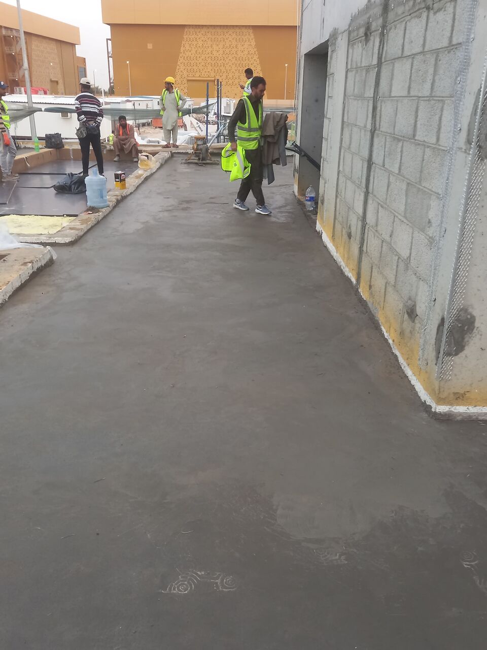 Dammam, Construction, صبة تيرازو صبة مروحة الخرسانة المطبوعة ال