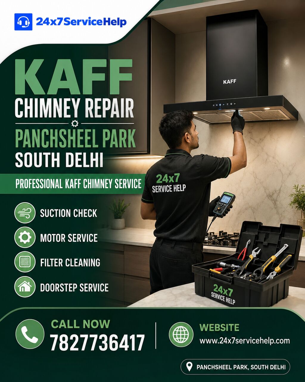 Kabul, Appliance Repair, Kaff Chimney Repair Service In Panchsheel Park South Delhi