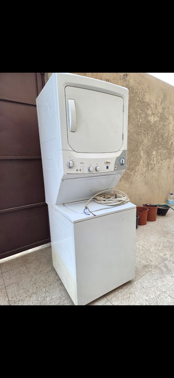 Riyadh, Appliances, SAR 2000,  Gibson 15kg Unitized Laundry Center (Stacked Washing Machine)