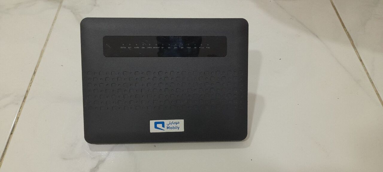 Al Thuqbah, Computers, SAR 100,  Mobily Fiber Optic Router/Modem&ndash; Good Condition