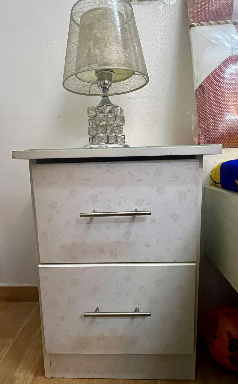 Dammam, Furniture, SAR 850,  Complete Bedroom Set &ndash; Bed + Dressing + 2 Side Tables | Good Condition