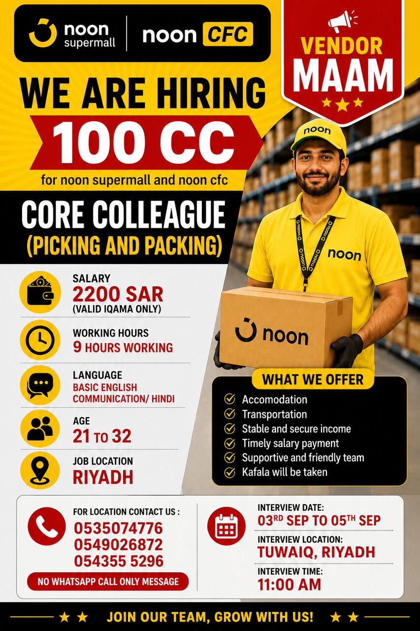 Riyadh, Jobs, Picking And Packing Work