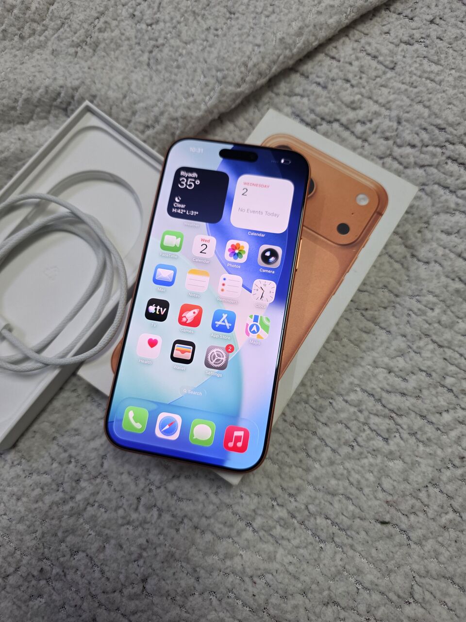 Khobar, Mobile Phones, SAR 4950,  IPhone 17 Pro Max 512gb 100 Battery Life Only Serious Buyer Contact Me