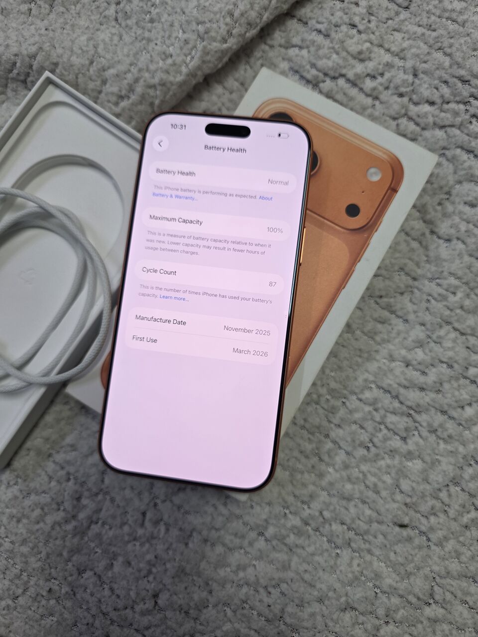 Khobar, Mobile Phones, SAR 4950,  IPhone 17 Pro Max 512gb 100 Battery Life Only Serious Buyer Contact Me