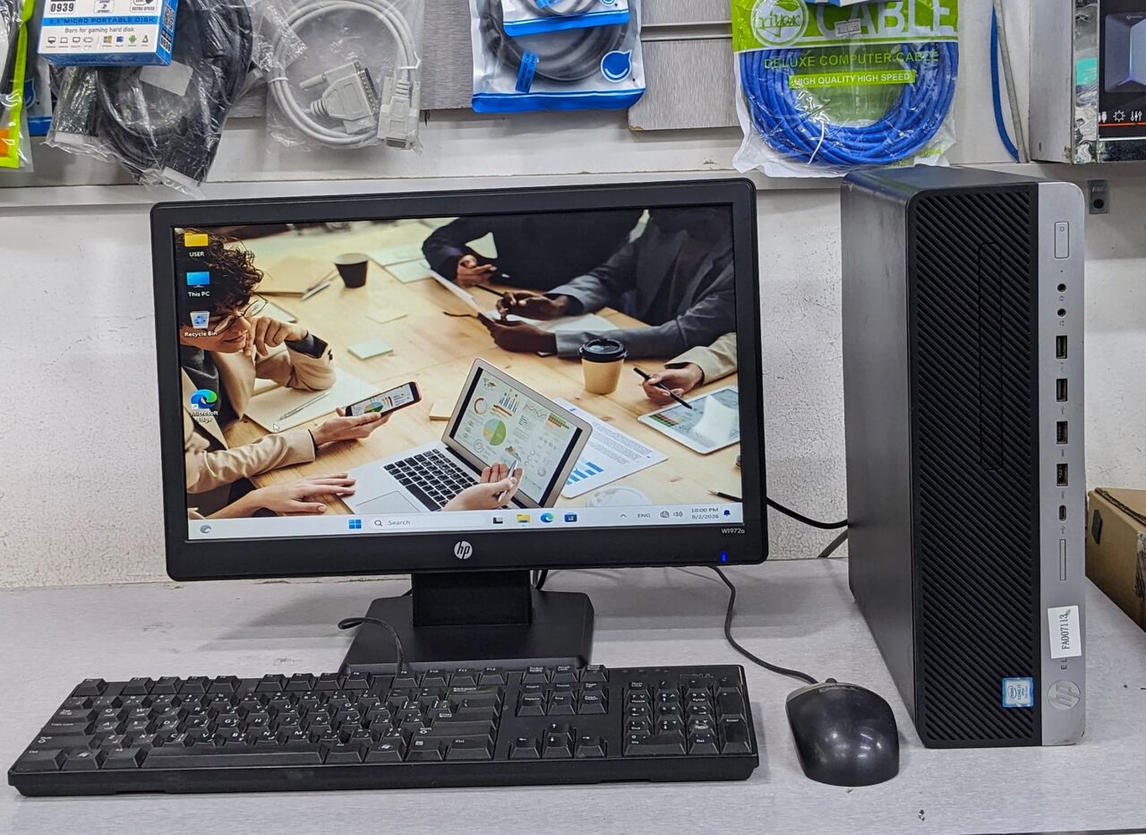 Manama, Tablet Computers, BHD 128,  HP Core I7 9th Gen PC RAM 8GB SSD 256GB 19" Monitor Win 11 & Office 2024 Ready To Use