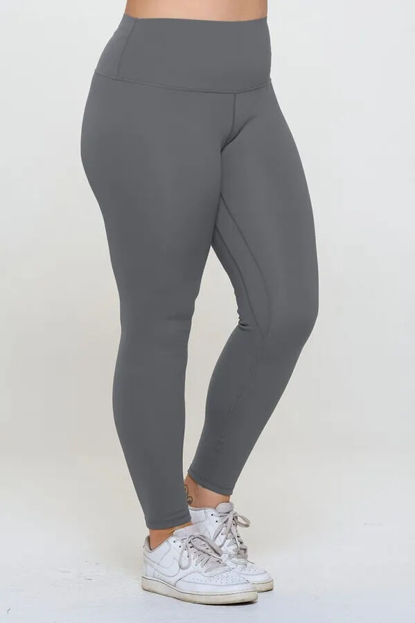 New York, Business, Shop Soft Cotton Leggings For Women In Grey & Flare