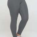 Shop Soft Cotton Leggings For Women In Grey & Flare