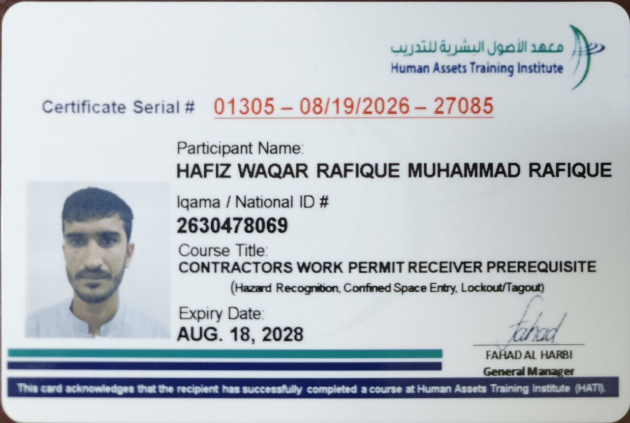 Jubail, Job Seekers, Work Permit Receiver