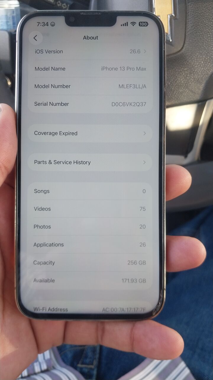 Yanbu, Mobile Phones, SAR 1600,  I Phone 13 Pro Max 256 Gb Gold
