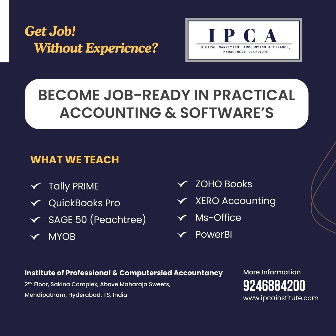 Hyderabad, Lessons Offered, Unlock Your Potential In Accounting & Finance