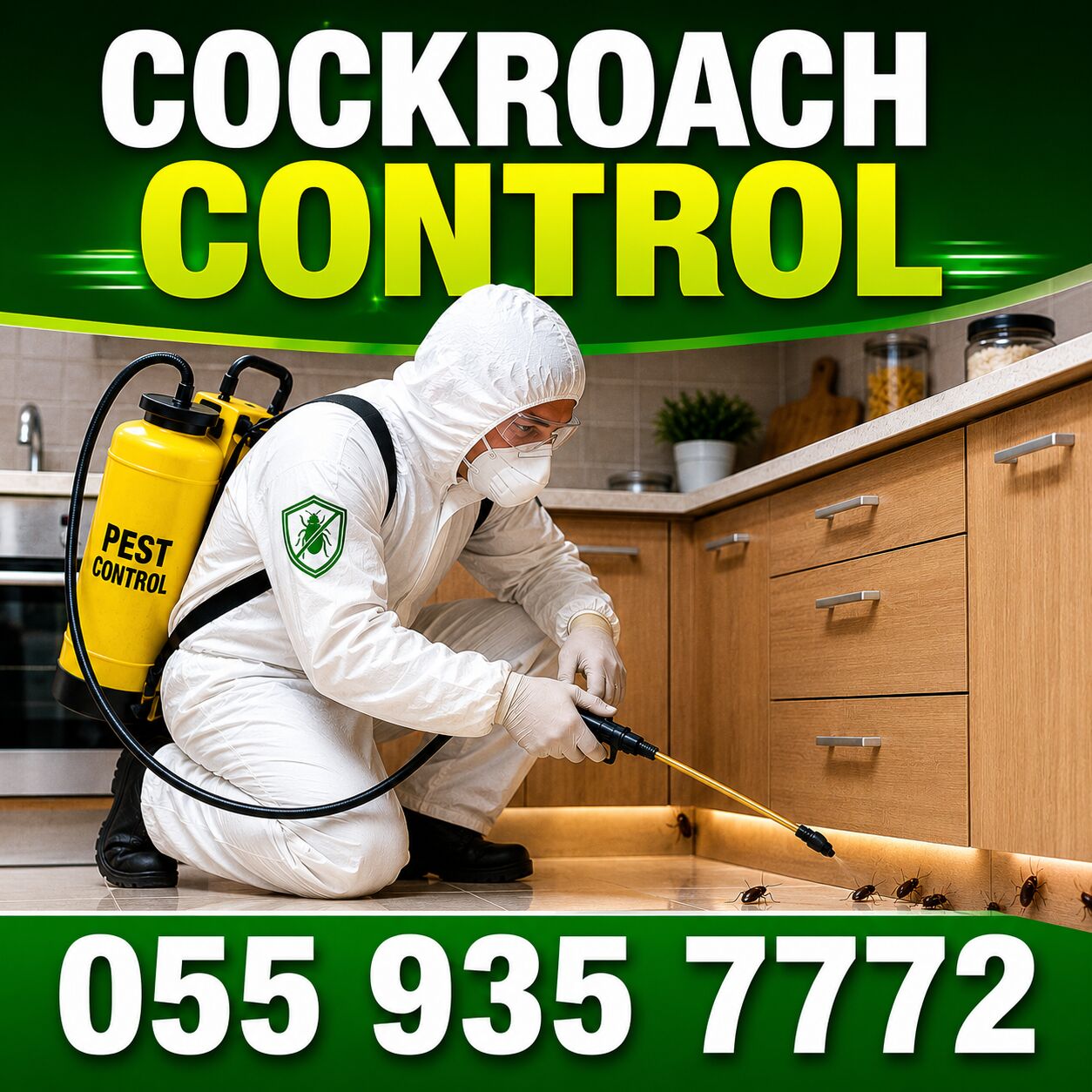 Al Mutrafiah, Pest Control, ✅✅COCKROACHES AT HOME? GET THEM TREATED–COCKROACH CONTROL JUBAIL–055 935 7772✅✅