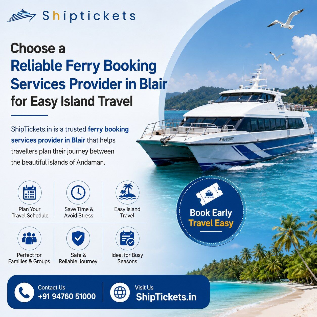 Mumbai, Travel, Trusted Ferry Booking Services Provider In Blair For Andaman Travel