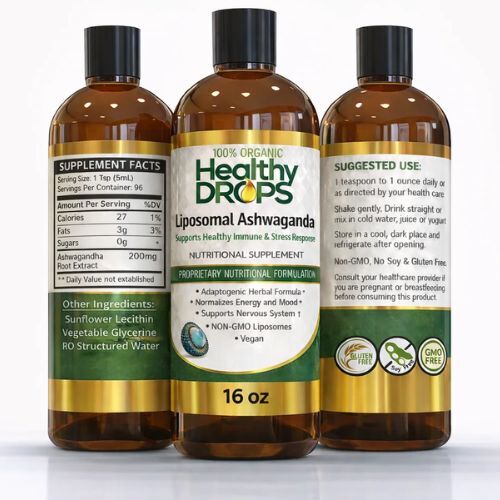 New York, Health & Beauty Items, Ashwagandha Extract Liquid For Everyday Wellness Support