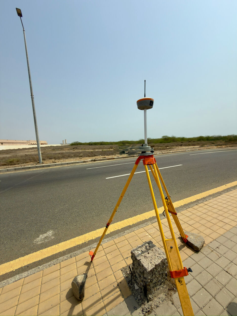 Jeddah, Construction, Surveyor With Equment