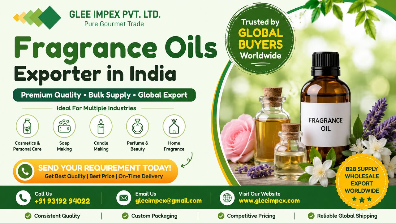 New Delhi, Business Partners, Fragrance Oils Exporter In India &ndash; Glee Impex