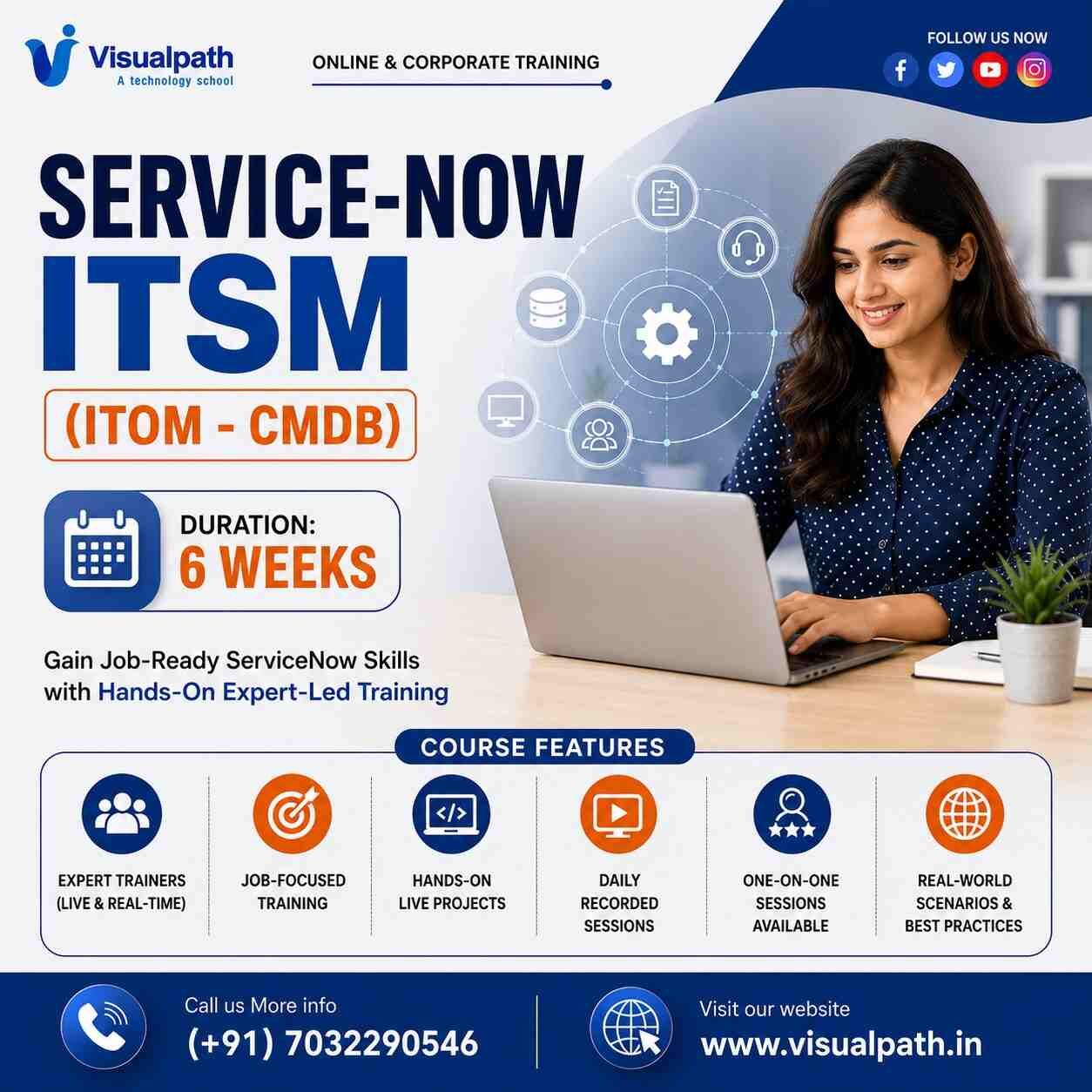 Hyderabad, Education, ServiceNow Course Online | Practical Training &ndash; Visualpath