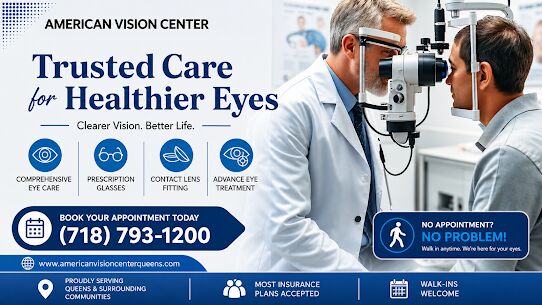 New York, Health, Professional Eye Specialist Near Forest Hills - American Vision Center