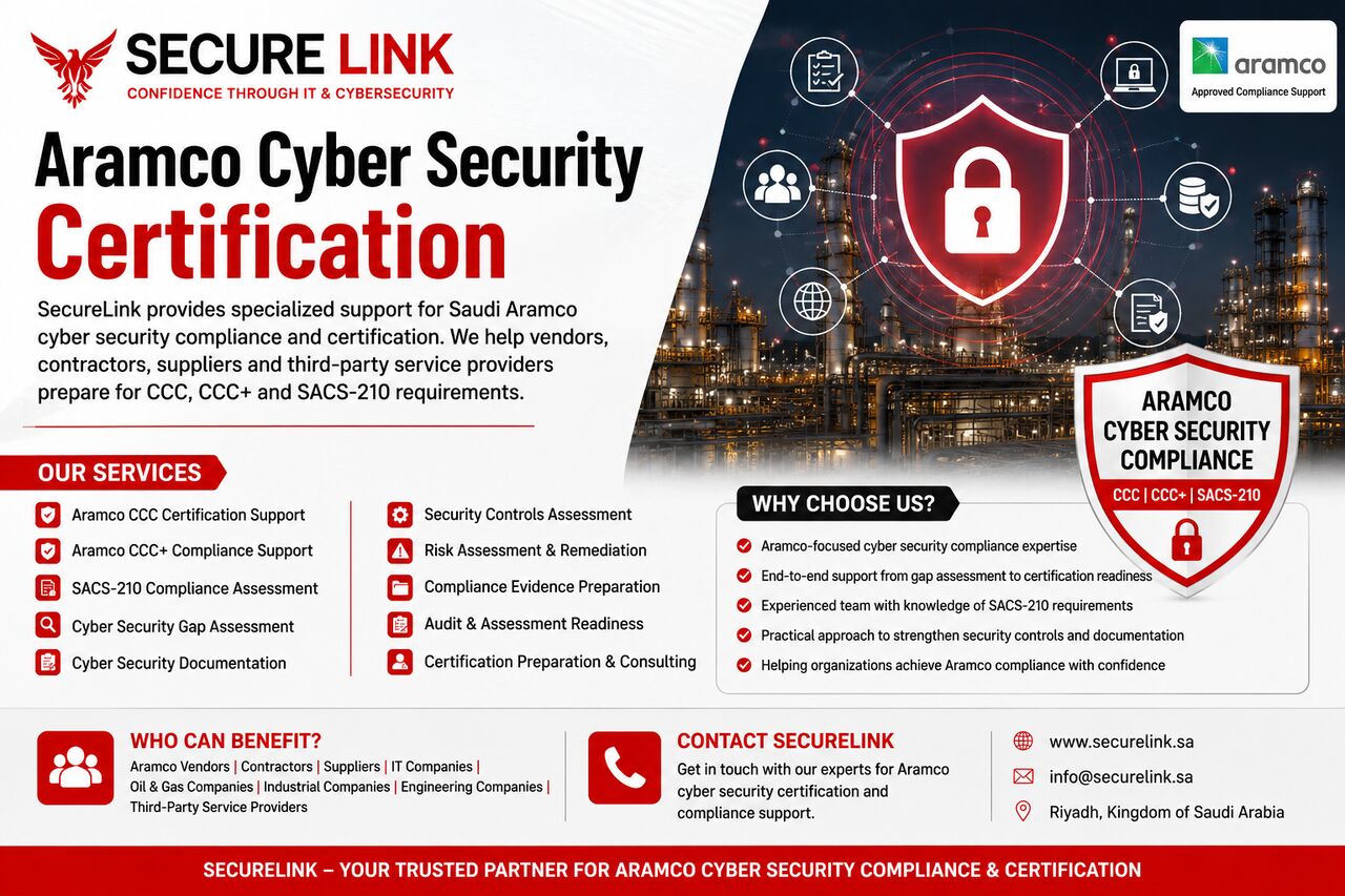 Riyadh, Business, Aramco Cyber Security Certification & CCC Compliance Services In Saudi Arabia