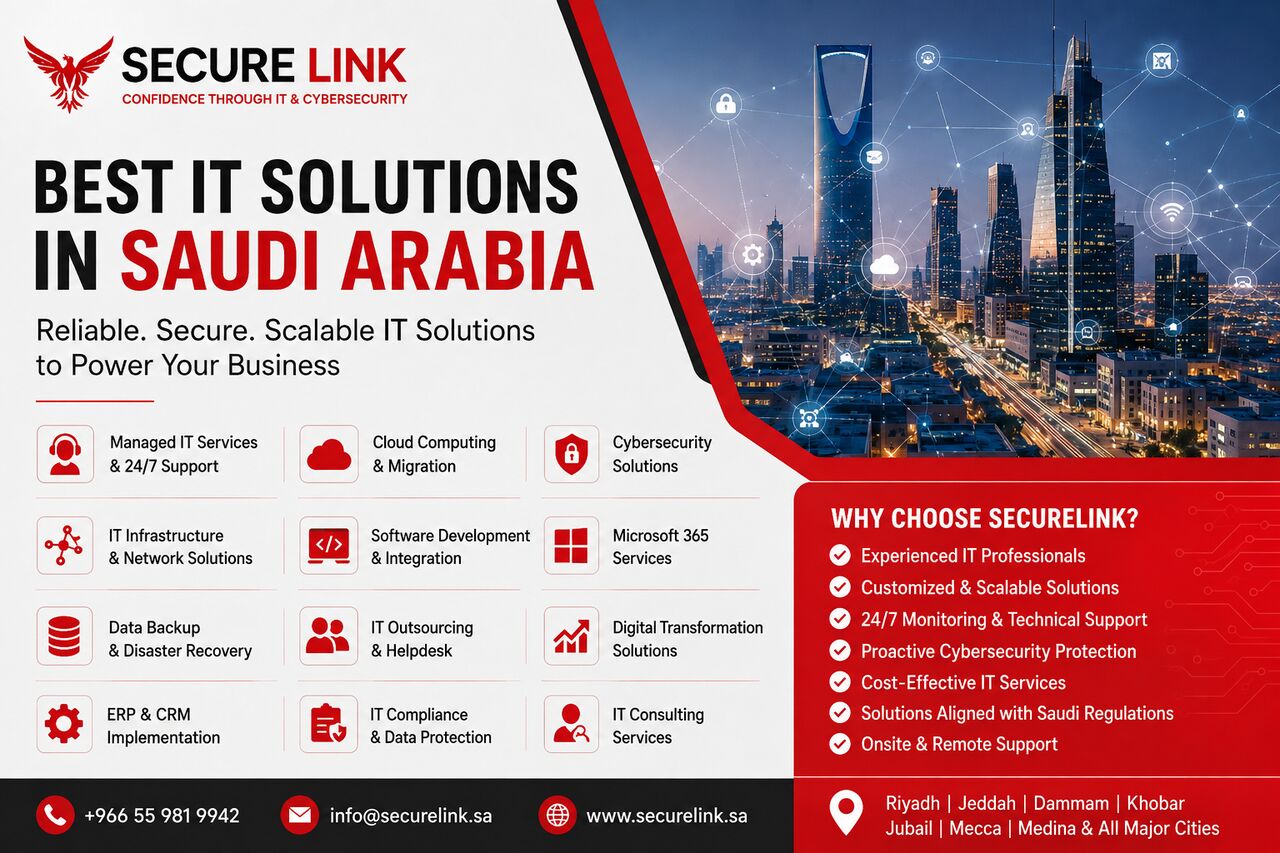 Riyadh, Business, Best IT Solutions In Saudi Arabia