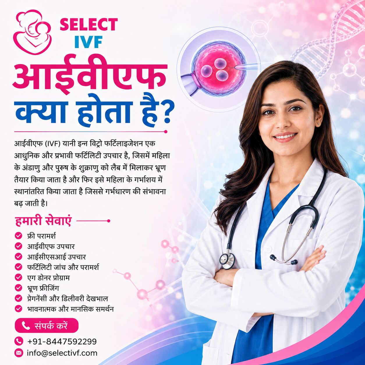 New Delhi, Health, आईवीएफ क्या होता है?