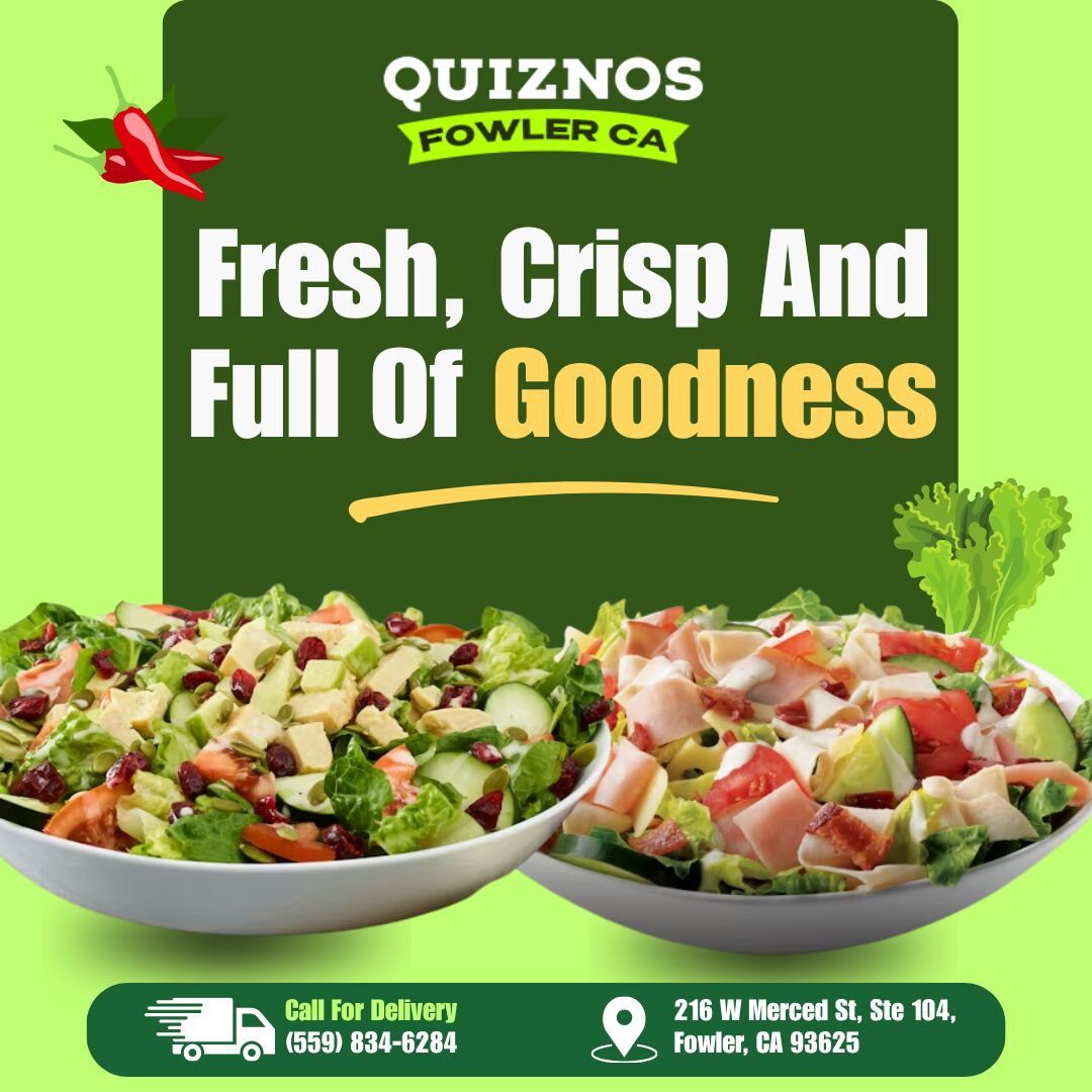 New York, Food & Drink, Salads Catering - Quiznos Fowler CA