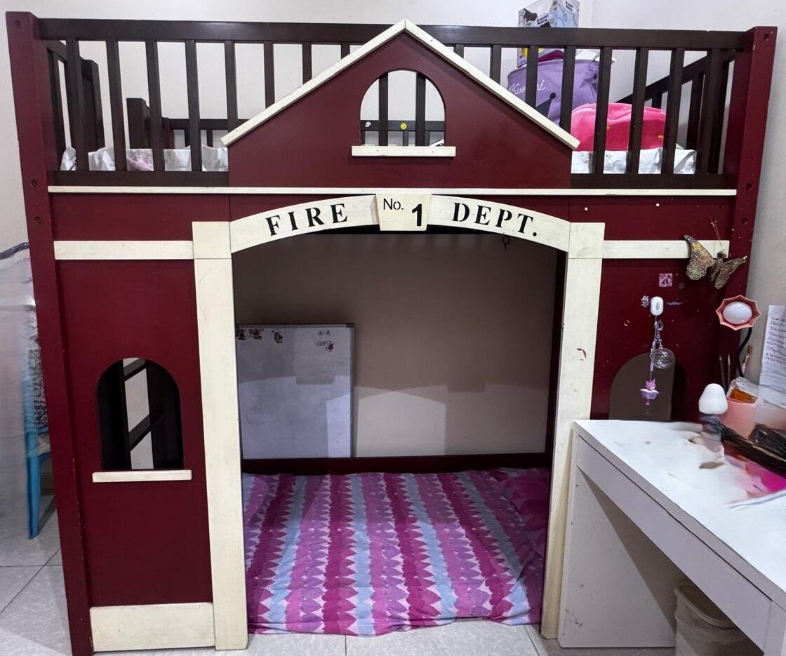 Al Rehab, Furniture, SAR 500,  EUROPEAN SOLID WOOD BUNK BED FOR SALE