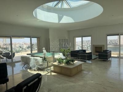 Abdoun, Apartments, Flats, Houses & Villas, JOD 25000/year,  Furnished,  3 BR,  Panoramic Roof Top For Rent In Abdoun , Fully Furnished Or Semi Furnished
